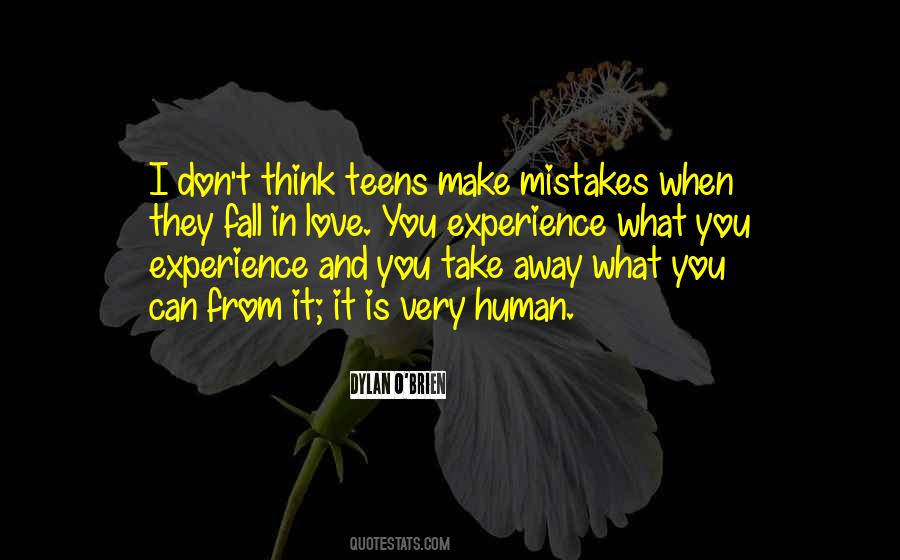 Quotes About Mistake In Love #1423360