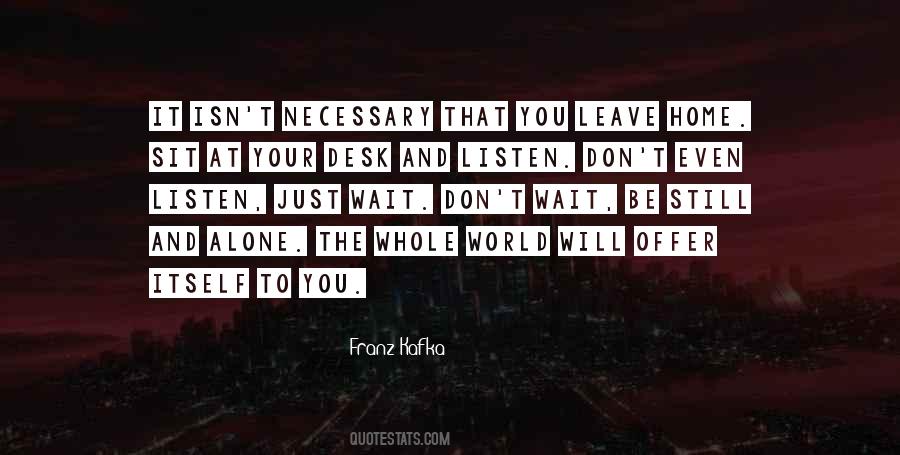 Your Alone Quotes #272803
