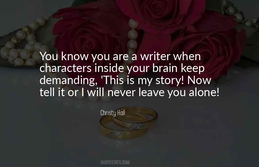 Your Alone Quotes #401813