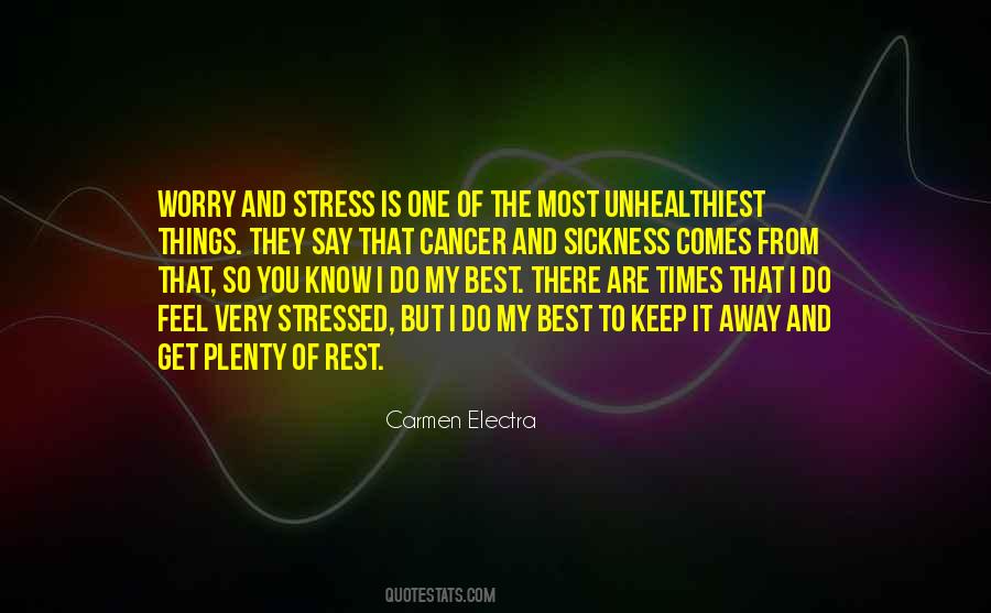 Stress Worry Quotes #1683612