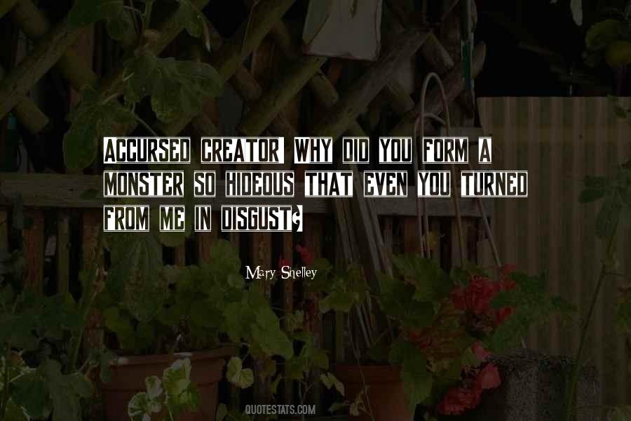 Quotes About Creation Frankenstein #260984