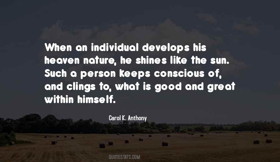 Good Nature Person Quotes #1024289