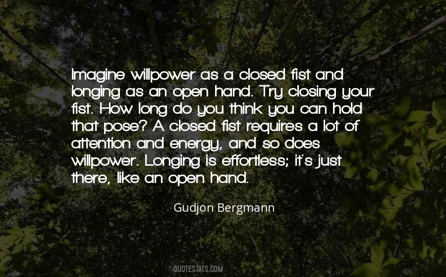 With An Open Hand Quotes #36981