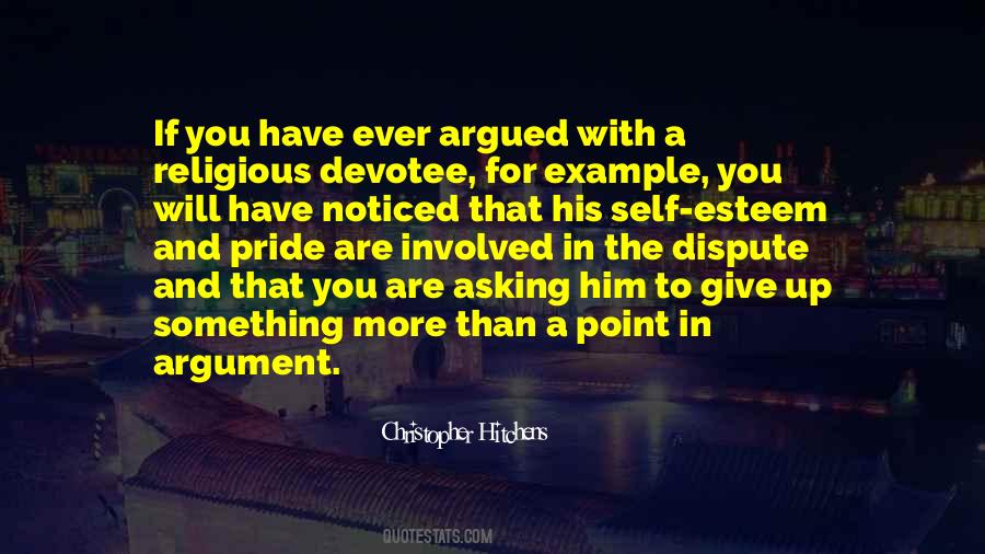 Religious Self Esteem Quotes #1670165