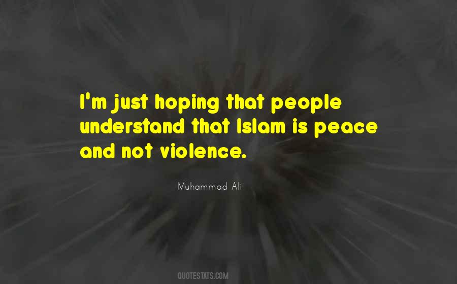 Quotes About Peace Islam #1736283