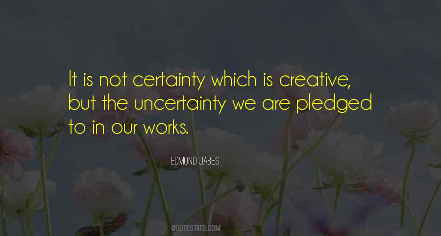 The Uncertainty Quotes #326653