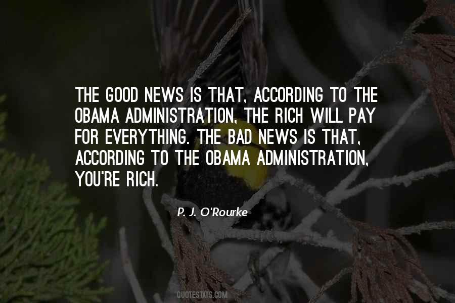 Good News Bad News Quotes #201145