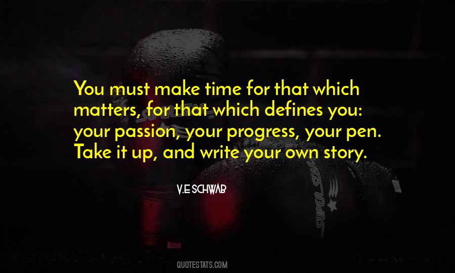 Write Your Own Story Quotes #1590130