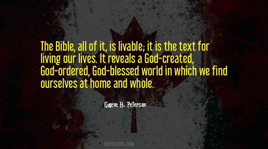 Blessed Home Quotes #1543828