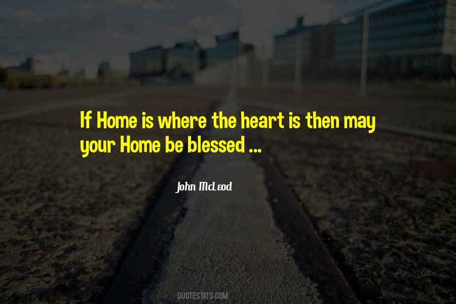 Blessed Home Quotes #943368