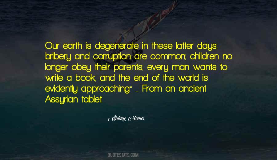 Quotes About Ancient Days #1594102