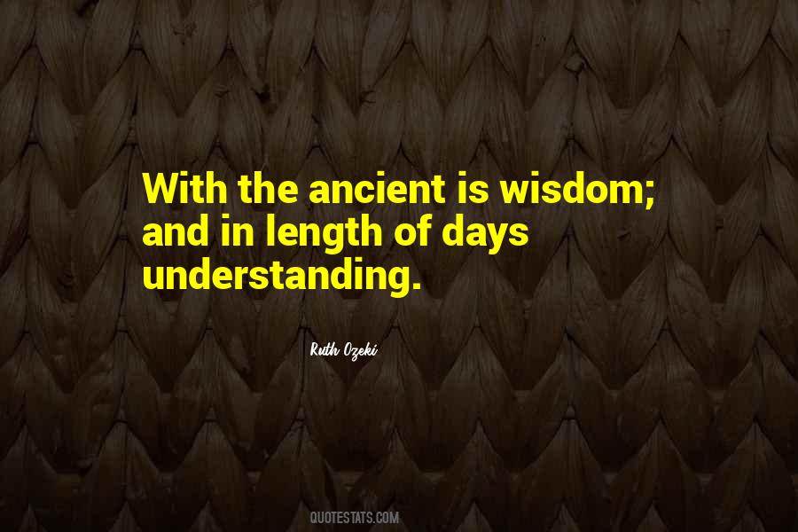 Quotes About Ancient Days #825842