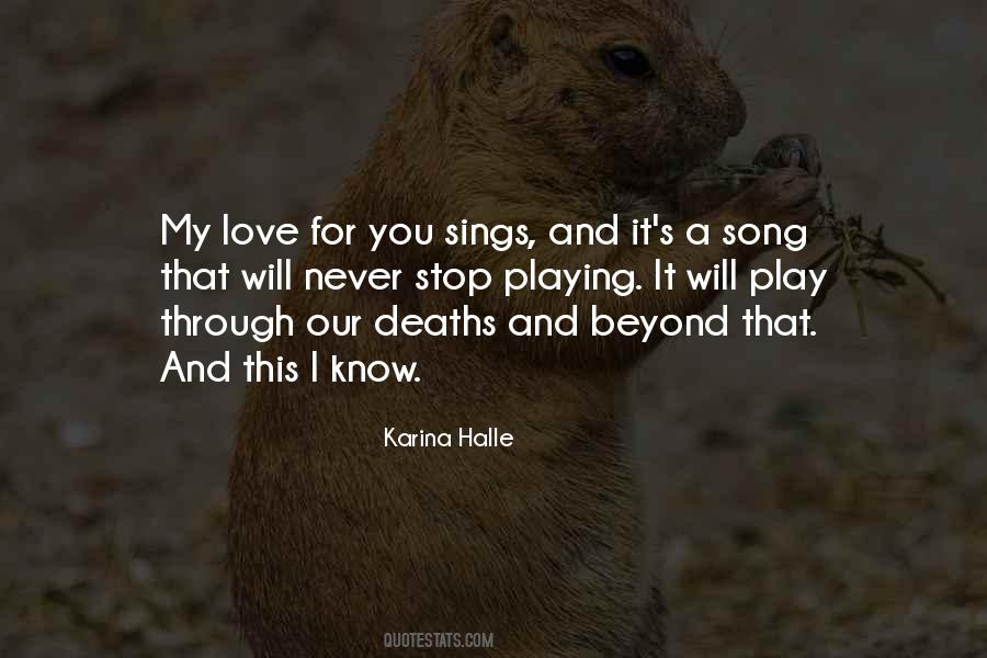 Song For You Quotes #1218620