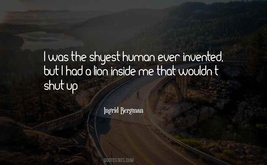 Lion Inside Quotes #37679