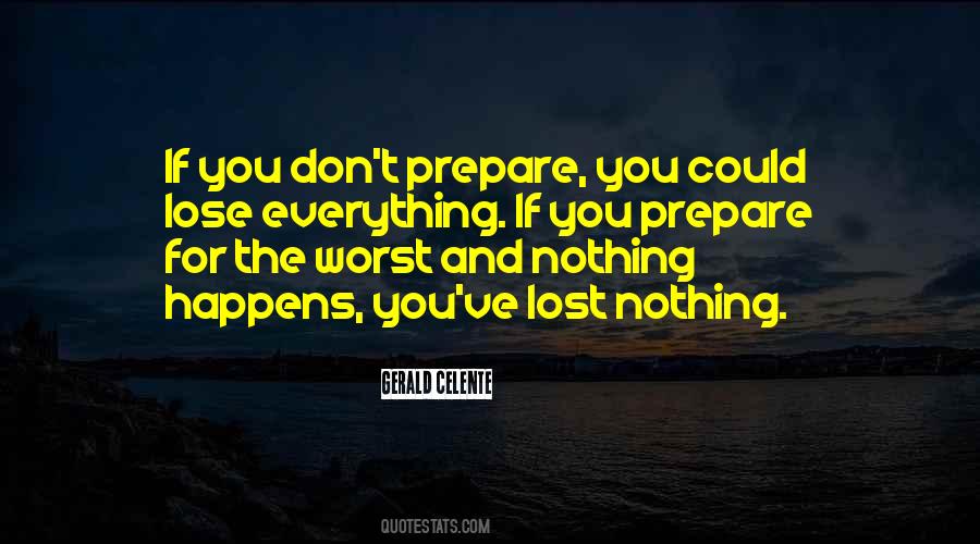 Prepare For You Quotes #552827