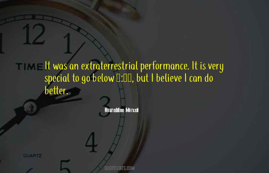 Better Performance Quotes #1164276