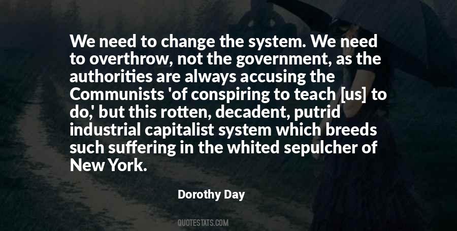 Change The System Quotes #1647640