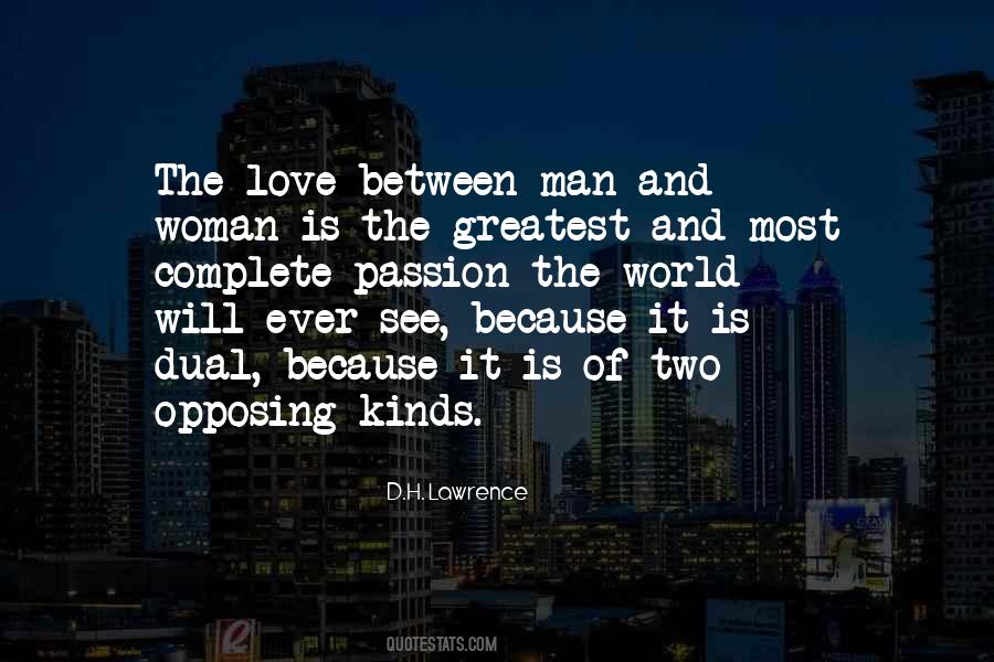 Dual Love Quotes #1782542