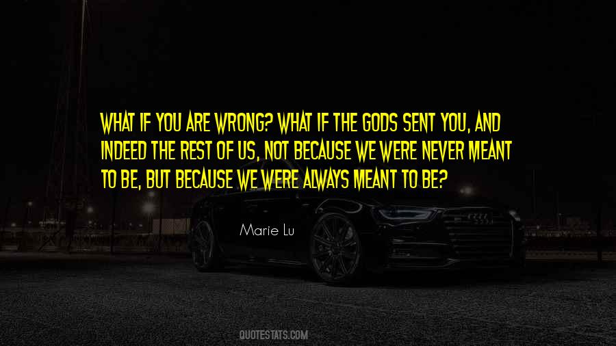 If You Are Meant To Be Quotes #1397178