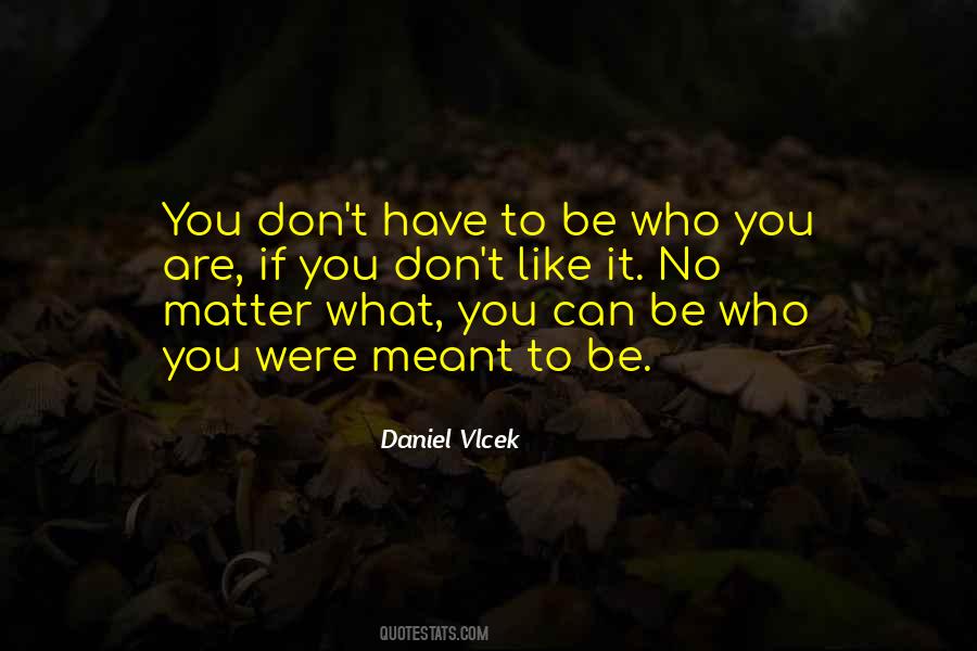 If You Are Meant To Be Quotes #34842