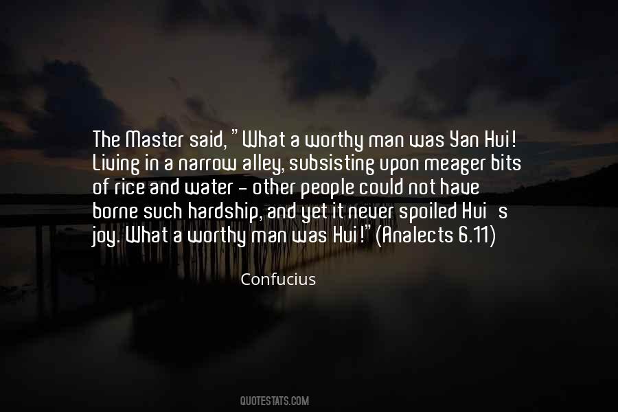 Worthy Man Quotes #281685