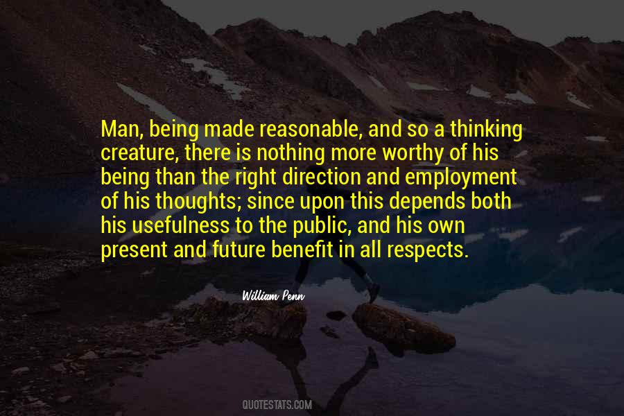 Worthy Man Quotes #381904