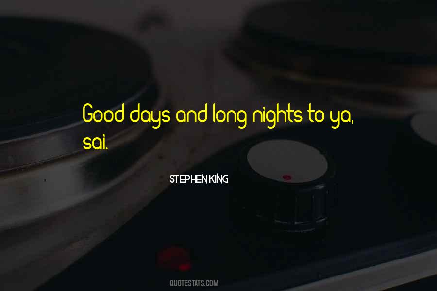 Good Nights Quotes #1173974