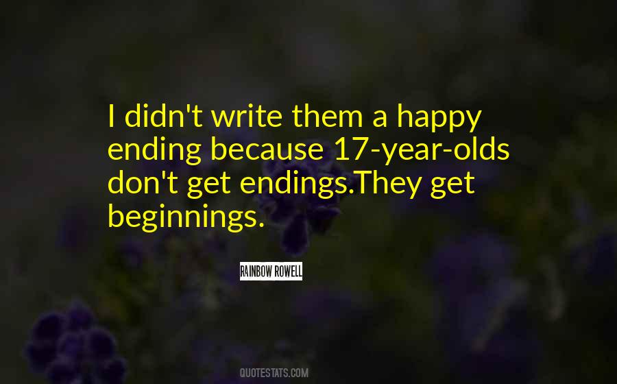 Write Your Own Ending Quotes #735847