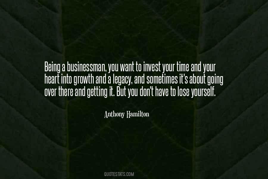 Being A Businessman Quotes #1253002