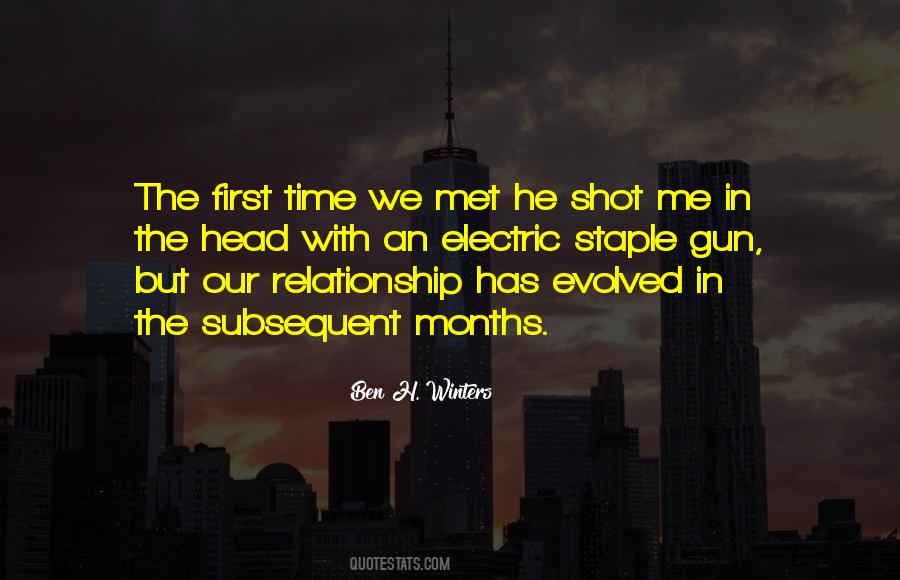 First Relationship Quotes #1775226