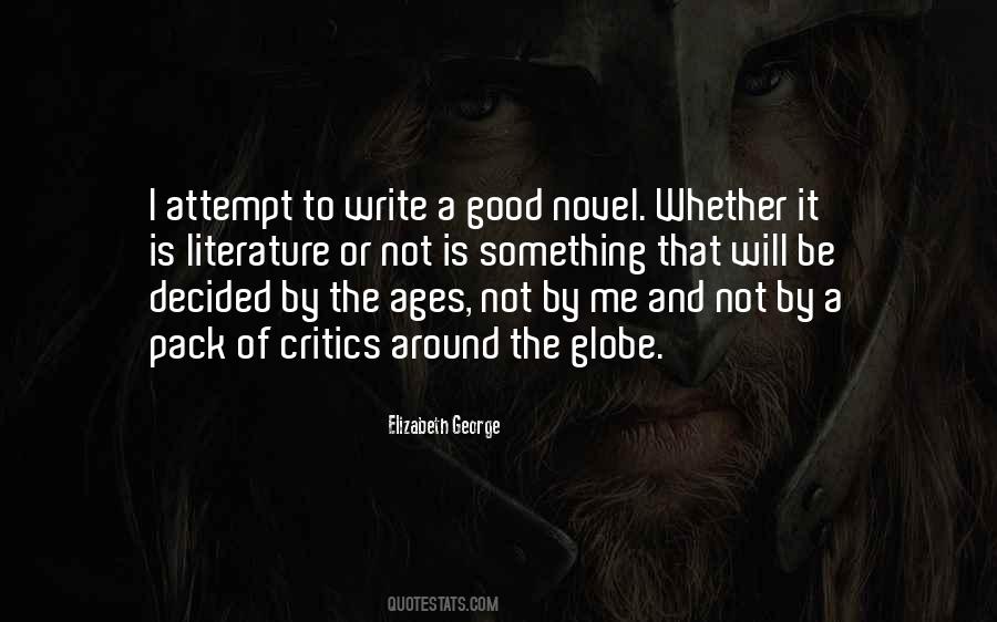 Good Novel Quotes #1006085