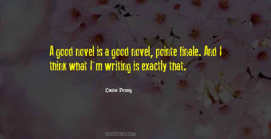 Good Novel Quotes #1869536
