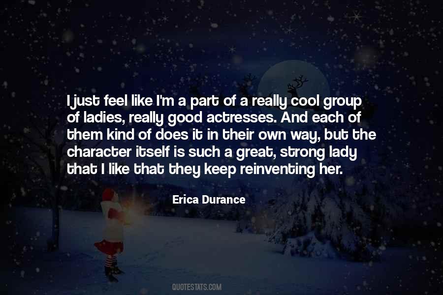 Lady Strong Quotes #1473290
