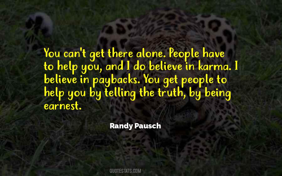 Believe Karma Quotes #690584