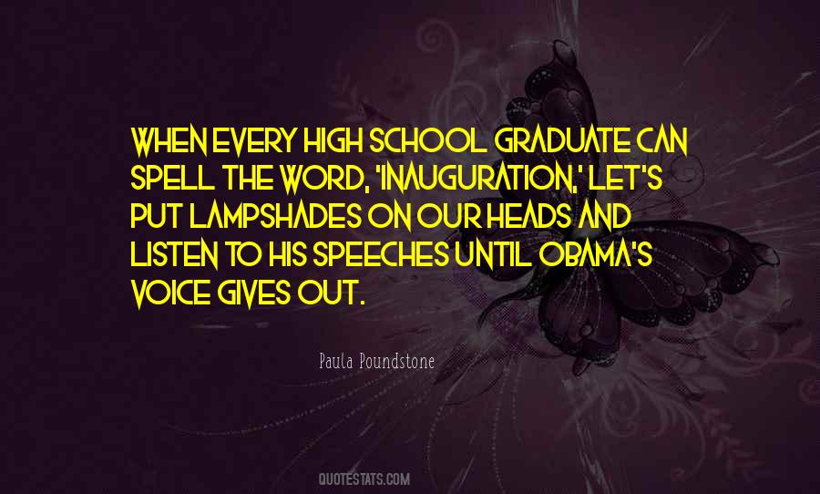 Graduate High School Quotes #1877518