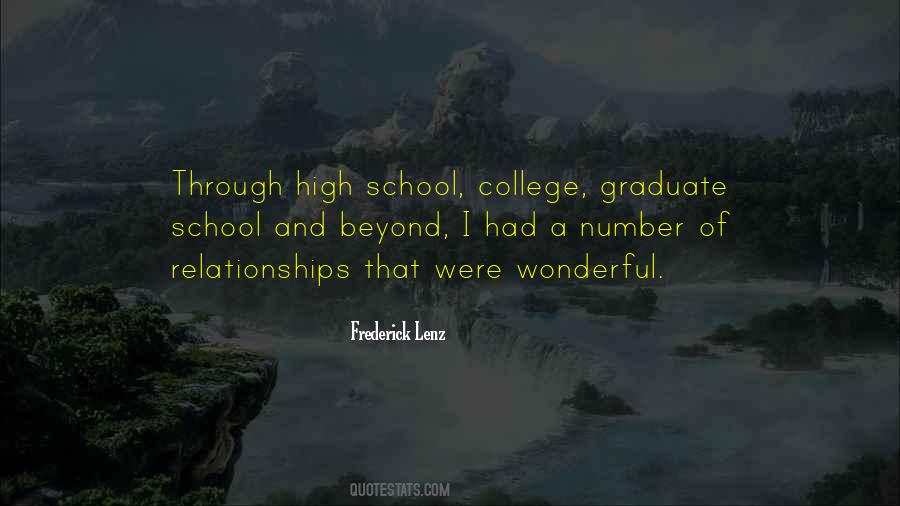 Graduate High School Quotes #845126