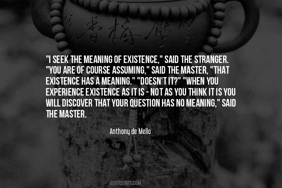You Are A Stranger Quotes #1486078