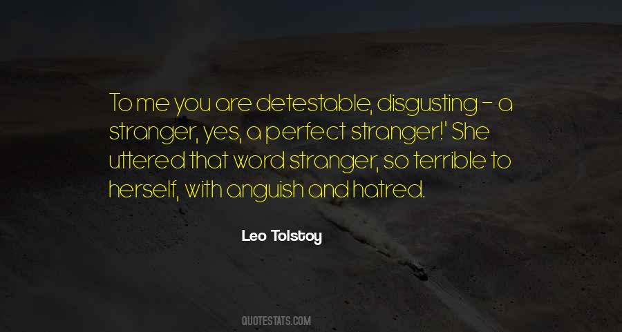 You Are A Stranger Quotes #1633335