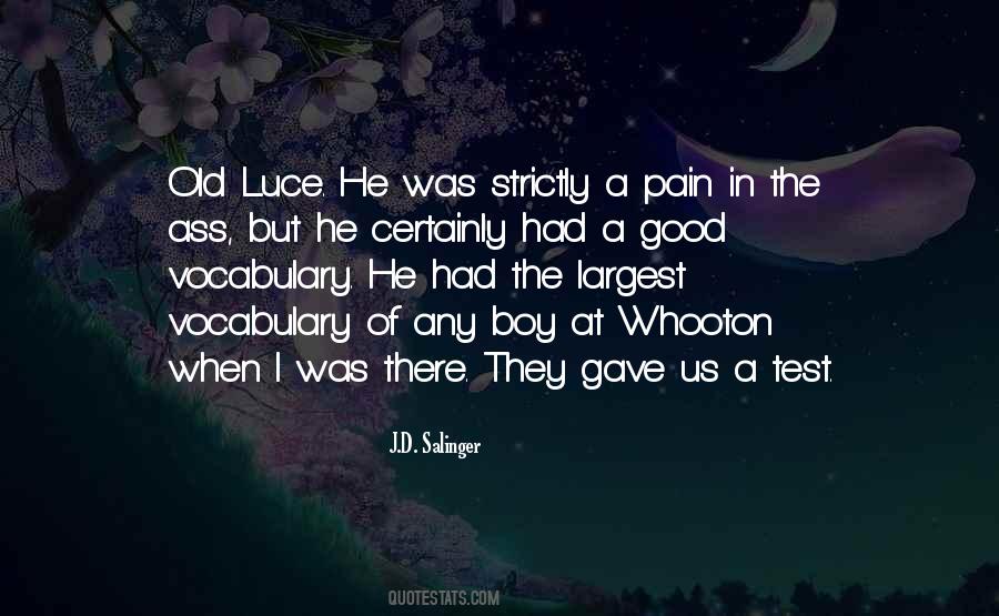 Good Old Boy Quotes #1599170