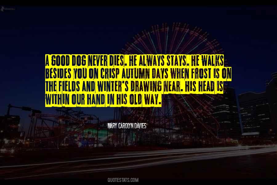 Good Old Dog Quotes #186195