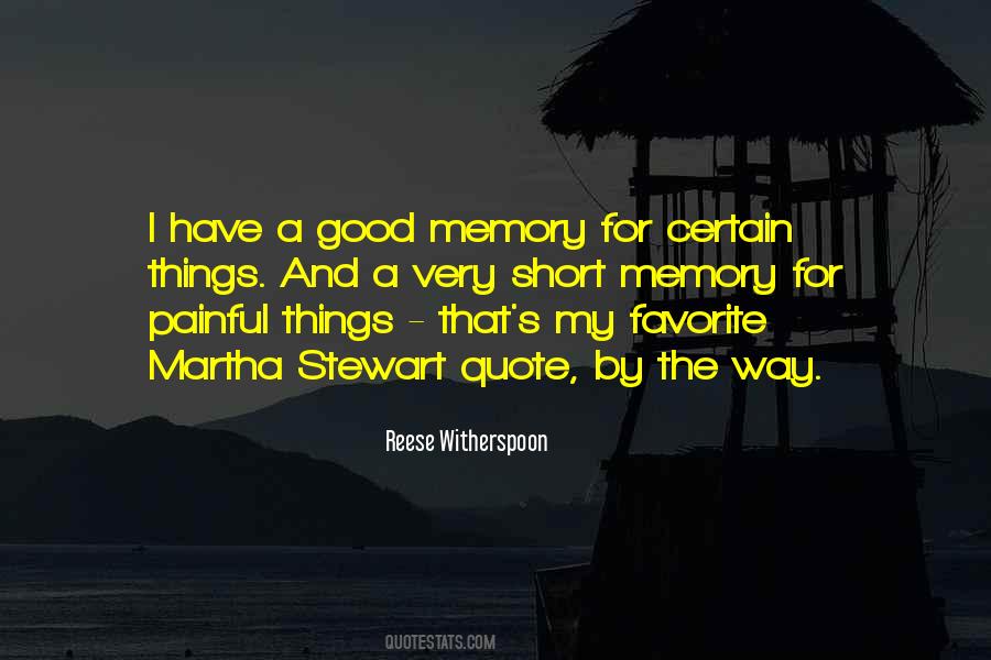 My Favorite Memory Quotes #1630545