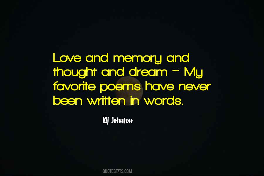 My Favorite Memory Quotes #1831441
