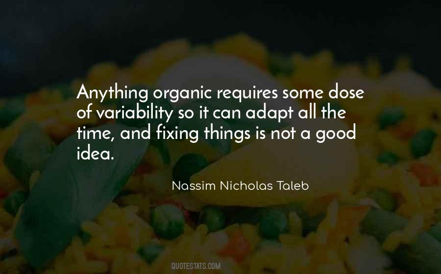 Good Organic Quotes #700271