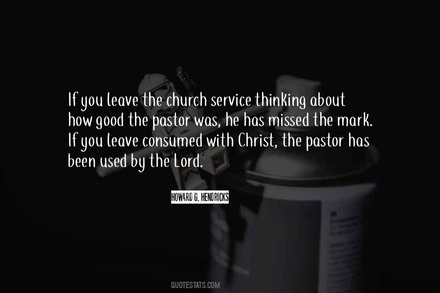Good Pastor Quotes #34336