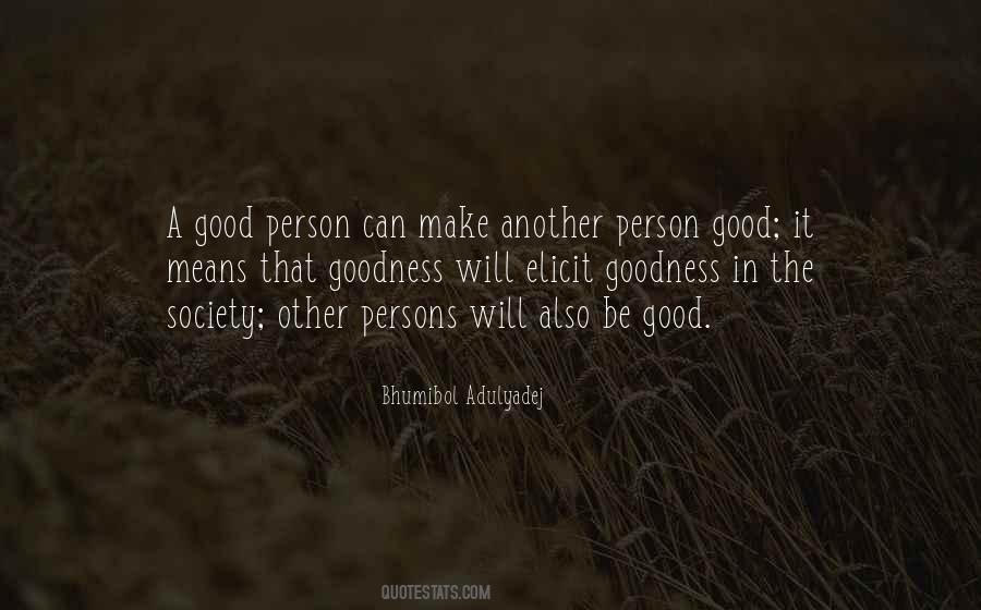 Good Person Quotes #1087902