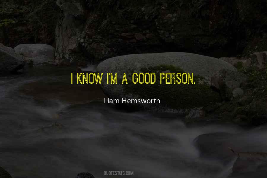 Good Person Quotes #1251069