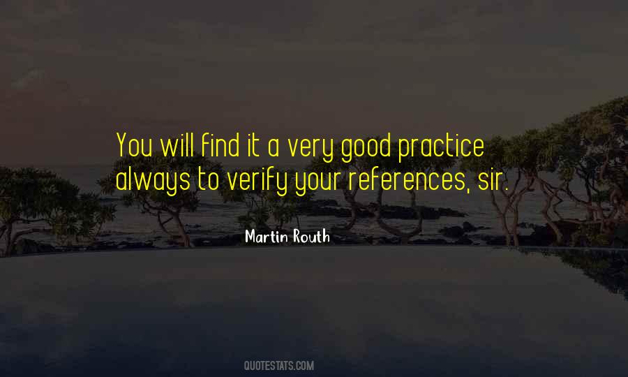 Good Practice Quotes #191272