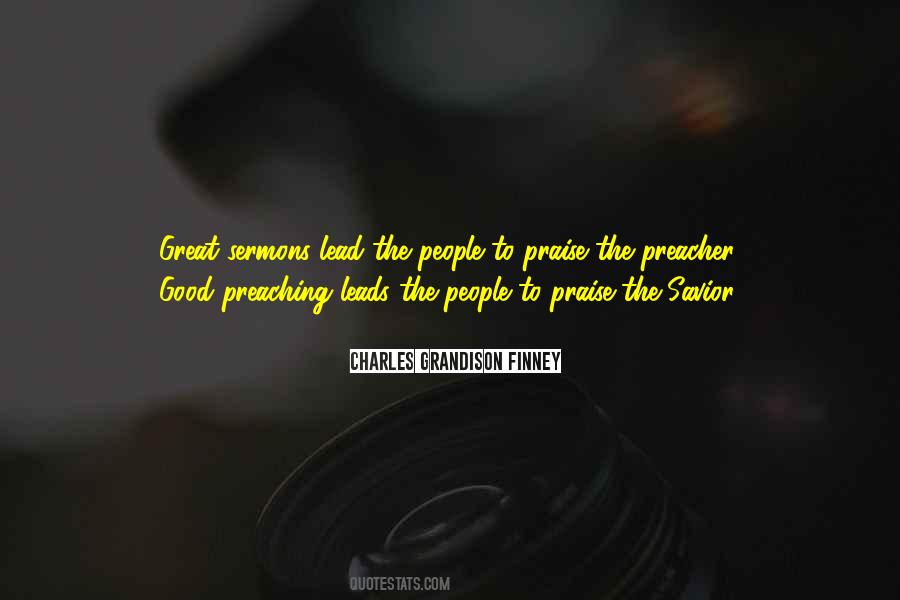 Good Preacher Quotes #49670