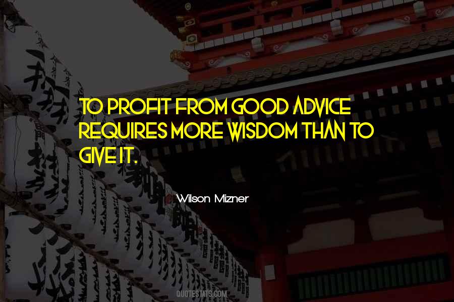 Good Profit Quotes #1241715