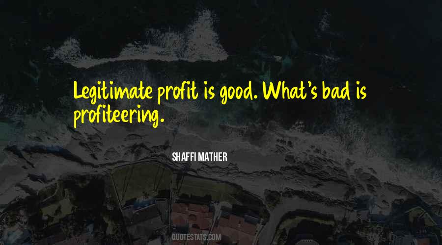 Good Profit Quotes #1558157